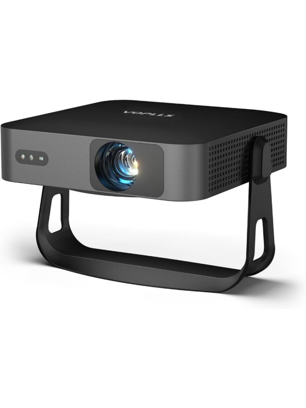 360° Adjustable Mini Projector - 2200 ANSI, WiFi, Bluetooth, Auto Focus